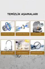 Araç Süpürgesi Şarjlı 8000Pa Süper Güçlü El Süpürgesi A031 Beyaz