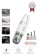 Torima A-031 Beyaz Şarjlı Araç EL Süpürgesi El