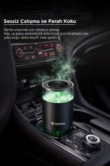 Araç İçi Aroma Difüzörü Hava Nemlendirici Şarjlı Oda ve Araba Kokusu TCF01 Secret Forest