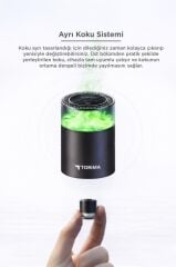 Araç İçi Aroma Difüzörü Hava Nemlendirici Şarjlı Oda ve Araba Kokusu TCF01 Secret Forest