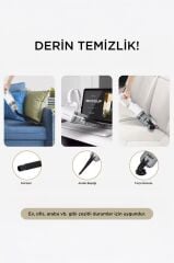 Araç Süpürgesi Şarjlı El Süpürgesi A031 Siyah