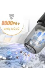 Araç Süpürgesi Şarjlı El Süpürgesi A031 Siyah