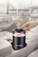 Araç İçi Aroma Difüzörü Hava Nemlendirici Şarjlı Oda ve Araba Kokusu TCF01 Qıngyıng Weıyang