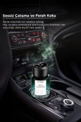 Araç İçi Aroma Difüzörü Hava Nemlendirici Lazerli Şarjlı Oda ve Araba Kokusu TCF02 Ebony Agarwood