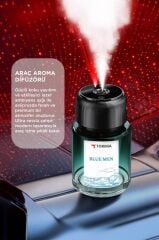 Araç İçi Aroma Difüzörü Hava Nemlendirici Lazerli Şarjlı Oda ve Araba Kokusu TCF02 Blue Man