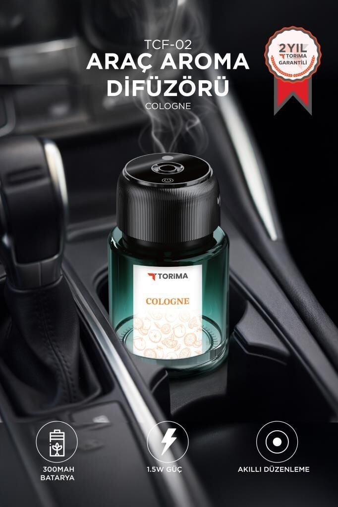 Hava Nemlendirici Sarjlı 10W Buharlı Oda ve Araba Difüzörü TCF02 Cologne