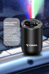 Araç İçi Aroma Difüzörü Hava Nemlendirici Rgb Işıklı Şarjlı Oda ve Araba Kokusu TCF04 Cologne