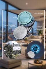 Cam Silme Temizleme Robotu Uzaktan Kumandalı Su Püskürtmeli S9 Beyaz