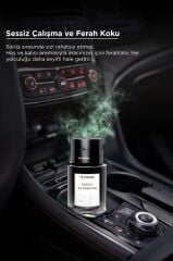 Araç İçi Aroma Difüzörü Hava Nemlendirici Lazerli Şarjlı Oda ve Araba Kokusu TCF03 Ebony Agarwood
