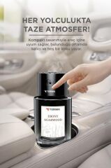 Araç İçi Aroma Difüzörü Hava Nemlendirici Lazerli Şarjlı Oda ve Araba Kokusu TCF03 Ebony Agarwood