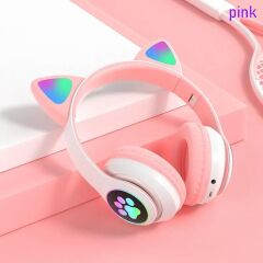 Torima STN-28 Pembe Kulak Üstü Kablosuz Bluetooth Kulaklık