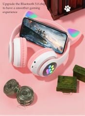 Torima STN-28 Pembe Kulak Üstü Kablosuz Bluetooth Kulaklık