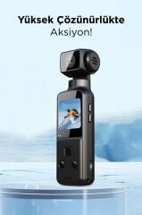 Torima CMR-22 Siyah 4k 360 Derece Wifi Gece Görüslü Aksiyon Kamerası