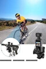 Aksiyon Kamerası Gece Görüşlü Wifi 4K 360 Derece Dönebilen Kamera CMR22 Siyah