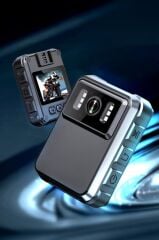 Aksiyon Kamerası Wifi Gece Görüşlü Cep Güvenlik Kamerası CMR23 Siyah