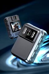 Aksiyon Kamerası Wifi Gece Görüşlü Cep Güvenlik Kamerası CMR23 Siyah