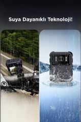 Aksiyon Kamerası Wifi Gece Görüşlü Cep Güvenlik Kamerası CMR23 Siyah