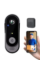 Torima CMR-24 Siyah Akıllı Su Geçirmez Kablosuz Kapı Zili