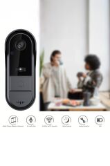 Torima CMR-25 Siyah Monitörlü Akıllı Su Geçirmez Kablosuz Görüntülü Kapı Zili