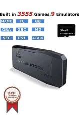 Oyun Konsolları Çift Kollu Kablosuz Atari Video Denetleyici Oyun Konsolu GC05 Siyah