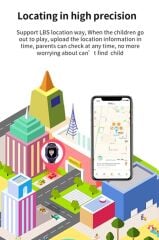 Torima Z6 Çocuk Konum Takipli Sim Kart Destekli Gps Özellikli Akıllı Saat Kırmızı(BTK Onaylı, KAPANMAMA GARANTİLİ)