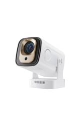 Projeksiyon Cihazı Taşınabilir Ev Sineması Android Akıllı Projektör HY260 Pro Mini Beyaz