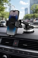 Telefon Tutucu 360 Derece Dönebilen Oto Aksesuarları JX028 Siyah