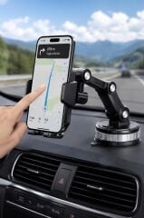 Telefon Tutucu 360 Derece Dönebilen Oto Aksesuarları JX028 Siyah