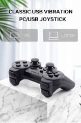 Oyun Konsolları Analog Usb Joystick Pc Oyun Kolu P2 Siyah