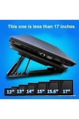 Laptop Soğutucu Çift Fanlı Ayarlanabilir Dizüstü Bilgisayar Soğutma Fanı CF02