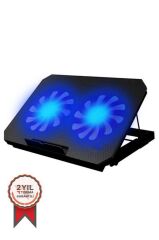 Laptop Soğutucu Çift Fanlı Ayarlanabilir Dizüstü Bilgisayar Soğutma Fanı CF02