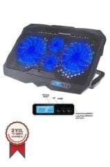 Laptop Soğutucu Ayarlanabilir Dizüstü Bilgisayar Soğutma Fanı CF-03 Siyah