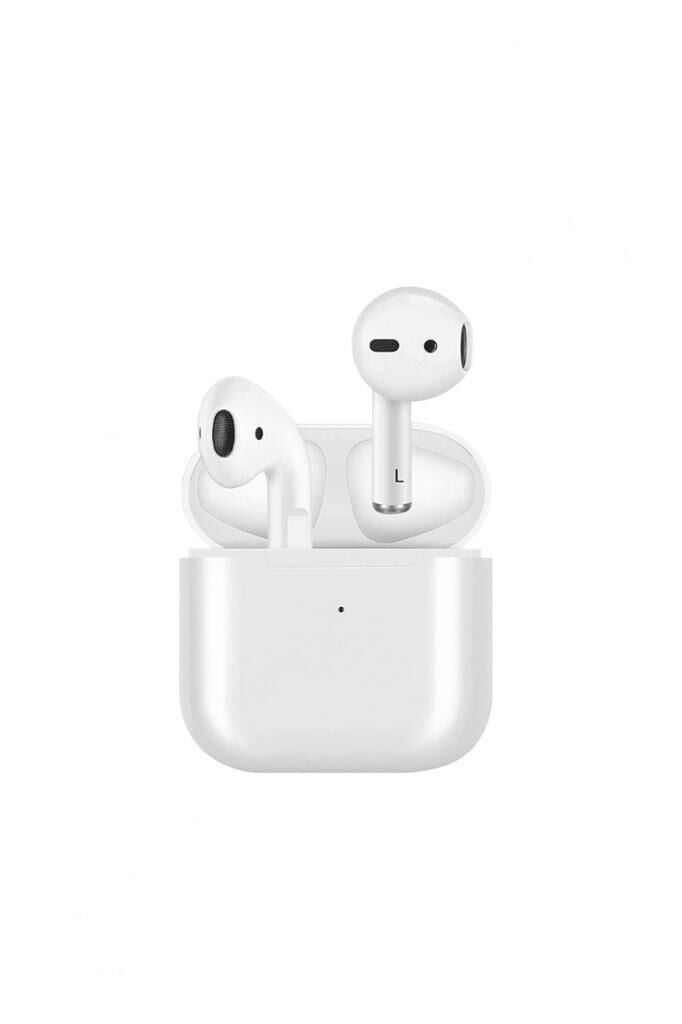 Bluetooth Kulaklık Kulak İçi Kablosuz Kulaklık Silikon Kılıf Hediyeli Air-5S Beyaz