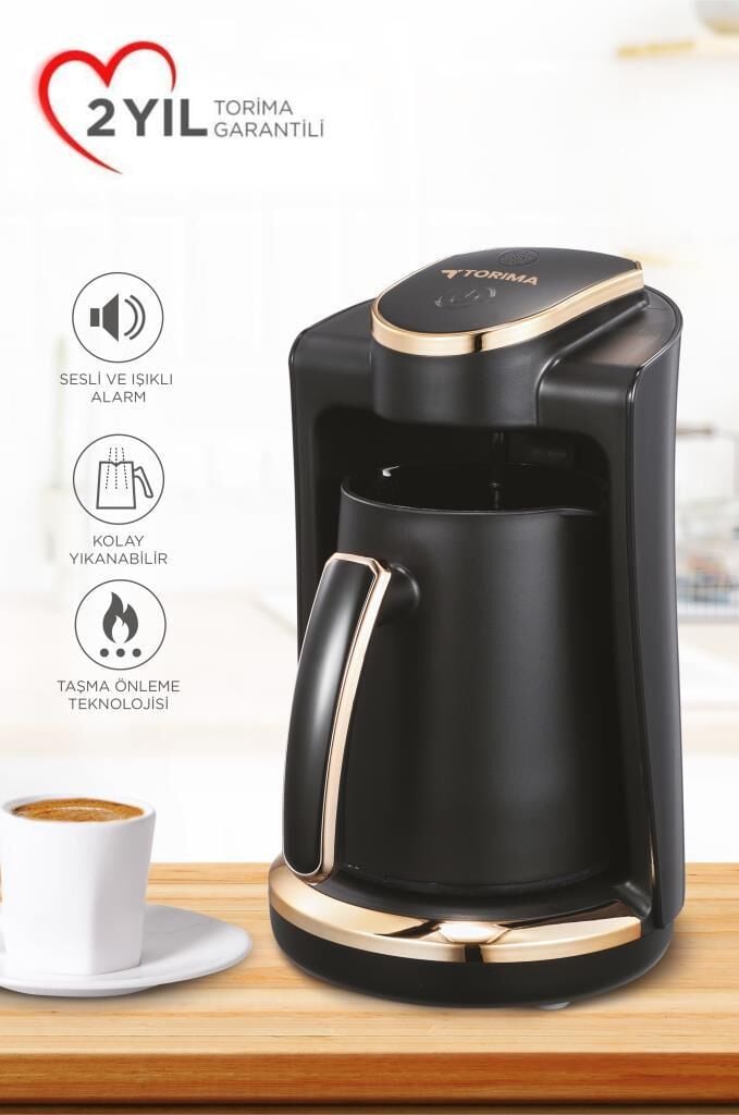 Torima 201 Sesli Komut Kahve Makinesi Türk Kahvesi 250ml 4 Fincan Kapasiteli