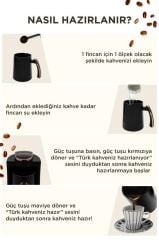 Kahve Makinesi 201 Sesli Komut Türk Kahve Makinesi 250ml 4 Fincan Kapasiteli