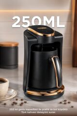 Kahve Makinesi 201 Sesli Komut Türk Kahve Makinesi 250ml 4 Fincan Kapasiteli