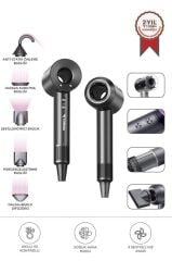 Torima H5 Gri Güçlü Saç Kurutma Makinesi Saç Şekillendirici