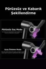 Saç Kurutma Makinesi Güçlü Saç Şekillendirici H5 Mor