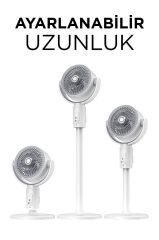 Torima F1 Air Fan Beyaz Kumandalı Yarlanabilir Vantilatör