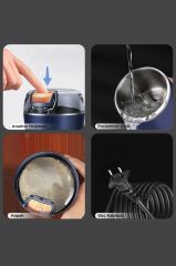 Torima Av-ym01 Lacivert Kahve Ve Baharat Öğütücü Paslanmaz Çelik Kahve Ve Baharat Değirmeni