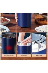 Torima Av-ym01 Lacivert Kahve Ve Baharat Öğütücü Paslanmaz Çelik Kahve Ve Baharat Değirmeni