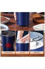 Torima Av-ym01 Lacivert Kahve Ve Baharat Öğütücü Paslanmaz Çelik Kahve Ve Baharat Değirmeni