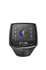 Bluetooth Hoparlör Çift Mikrofonlu Rgb Işıklı Speaker DR-8816 Siyah