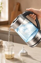 Cam Led Işıklı 1500W 1.8L Kettle Su Isıtıcı TY-S888-040