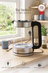 Cam Led Işıklı 1500W 1.8L Kettle Su Isıtıcı TY-083-18X29A