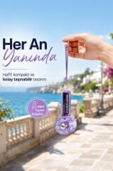 Şarjlı El Vantilatörü 3 Kademeli Taşınabilir Mini Masa Fanı F73 Mor