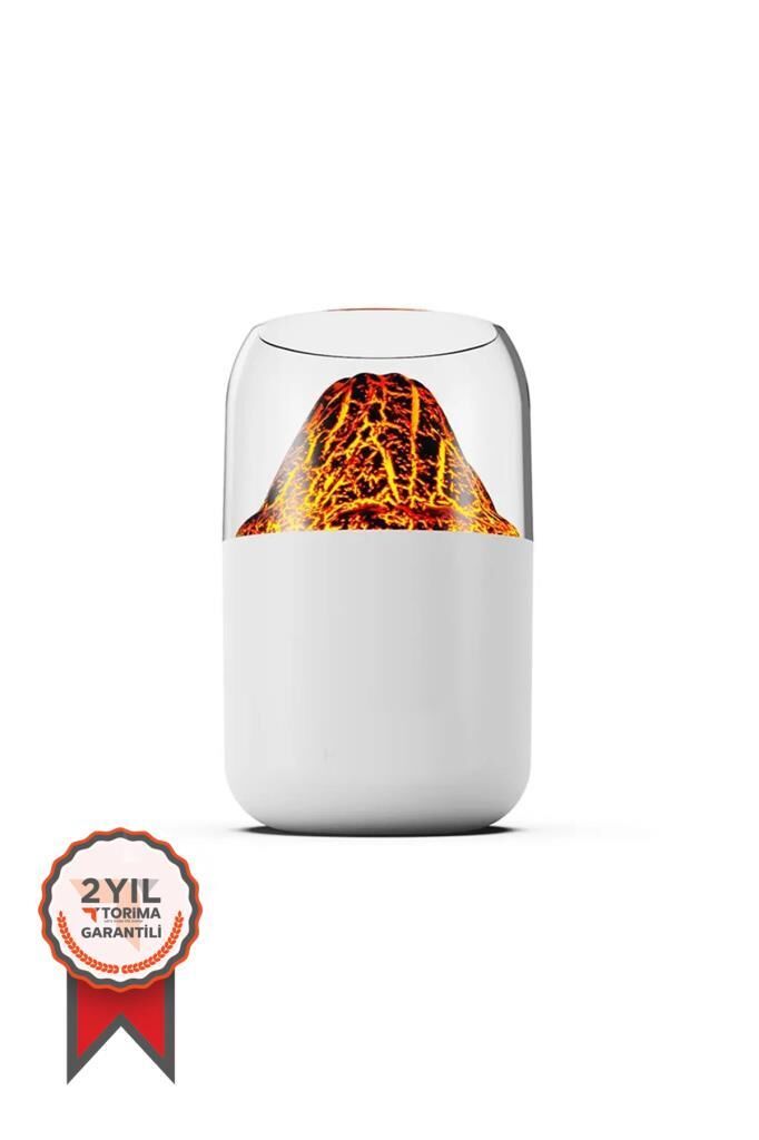 Hava Nemlendirici Aroma Difüzör Renkli Işıklı Sessiz Masaüstü Hava Nemlendirici Y10 Beyaz