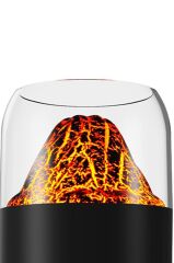 Torima Y10 Siyah Volkan Nemlendirici Renkli Ortam Işığı Yağ Difüzörü Masaüstü Sessiz Aromaterapi Makinesi