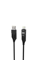 Torima U110 Siyah 4'ü 1 arada ( Type-c , Lightning , USB-A,) 65 W Super Hızlı Akordiyonlu Şarj Kablosu
