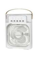 Vantilatör Hava Nemlendirici Masaüstü Mini Kablolu Fan F17 Beyaz